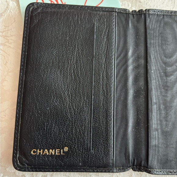 Authentic Vintage Black Chanel Bifold Cardholder Wallet - Picture 5 of 12